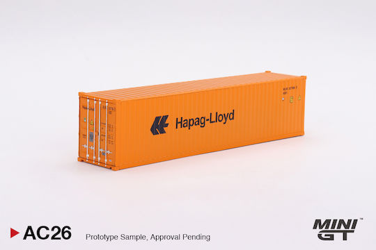 Container Hapag-lloyd Portocaliu 1:64 Mini Gt Mgtac26