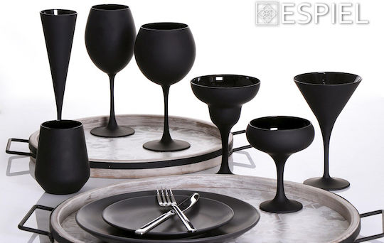 Espiel Terra Matt Farfurie joasă Negru 26cm 6buc Espiel Terra Matt Farfurie joasă Negru 26cm 6buc