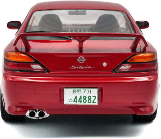 Machetă Mașină Nissan Silvia S15 Specr Aero Roșu Flacără 1999 Scara 1:18 Solido