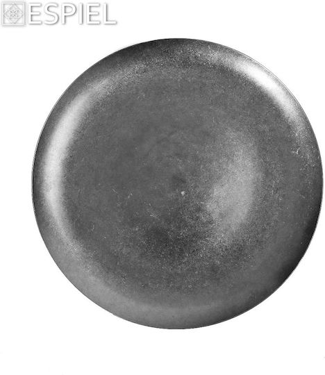 Espiel Shallow Plate Plate Shallow Inox Silver with Diameter 15cm 6pcs