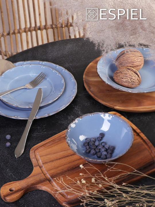 Espiel Liana Чиния Плитко Овални Light Blue 30x30см