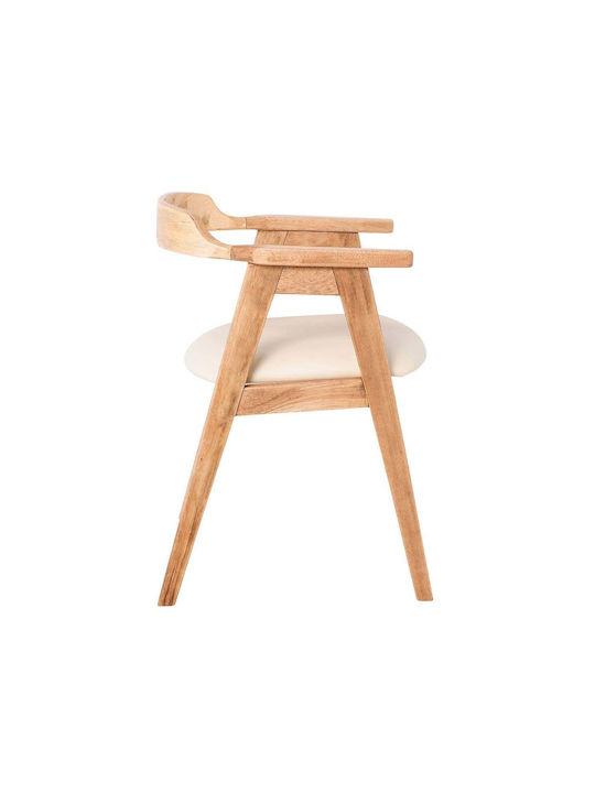 Selva Scaune Sala de mese Natural, Ecru 2buc 60x54x75buc