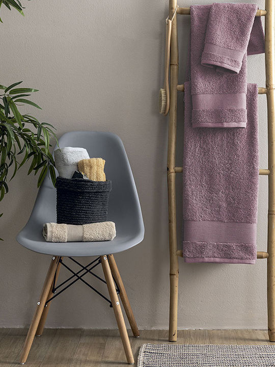 Palamaiki Prosop de corp Naya 80x160cm. Mauve Greutate 620gr/m²