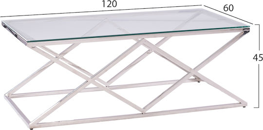 Central Coffee Table Holland Chrome Central Coffee Table Holland Chrome