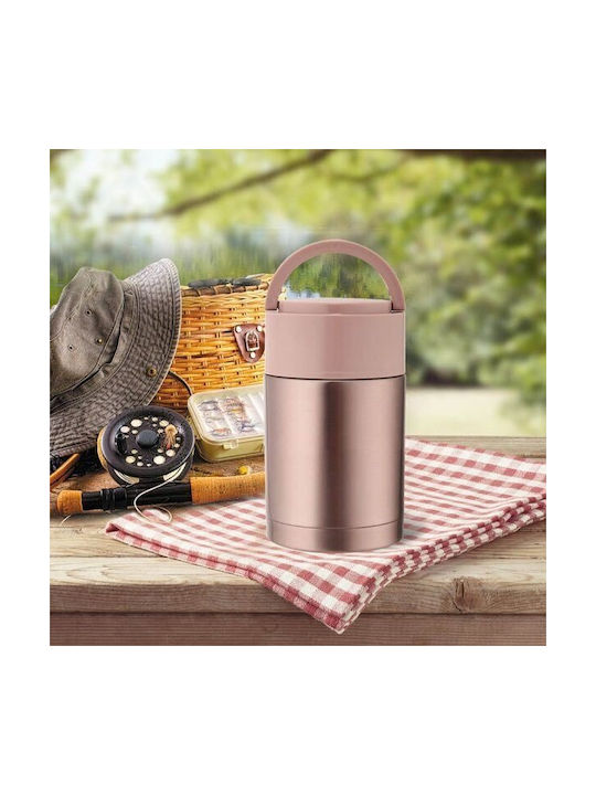 Maestro Δοχείο Φαγητού Inox Θερμός Γκρι 800ml