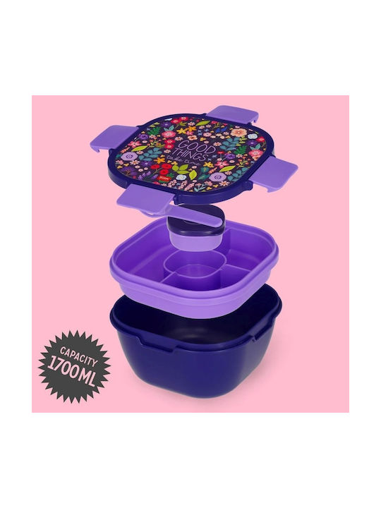 Legami Milano Plastic Lunch Box 1700ml