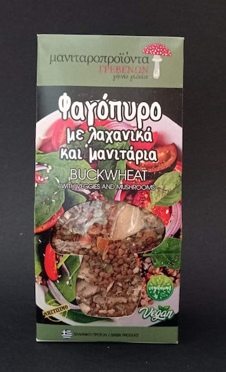 Μανιταροπροϊόντα Γρεβενών Έτοιμα Γεύματα Φαγόπυρο Με Λαχανικά & Μανιτάρια 300gr