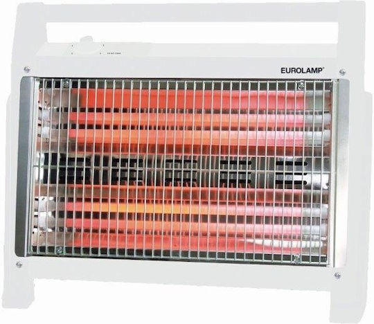 Eurolamp Leyca Σόμπα Χαλαζία με Θερμοστάτη 1600W