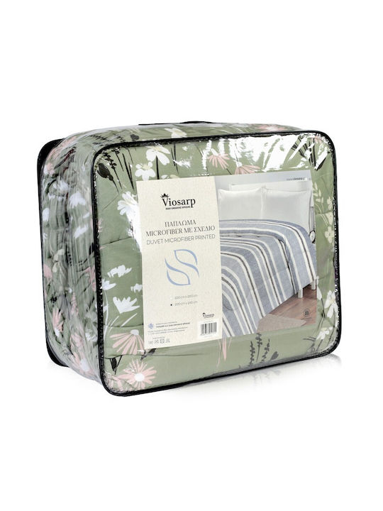 Viosarp Bettdecke Großes Doppelbett mit Microfiber-Füllung 220x240cm Mehrfarbig