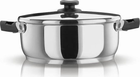 Pyramis Classic Tiefer Edelstahl-Topf 10.4Es / 30cm