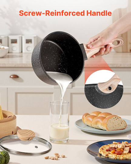 Vevor Κατσαρολάκι Γάλακτος από Αλουμίνιο 2.5lt / 20cm