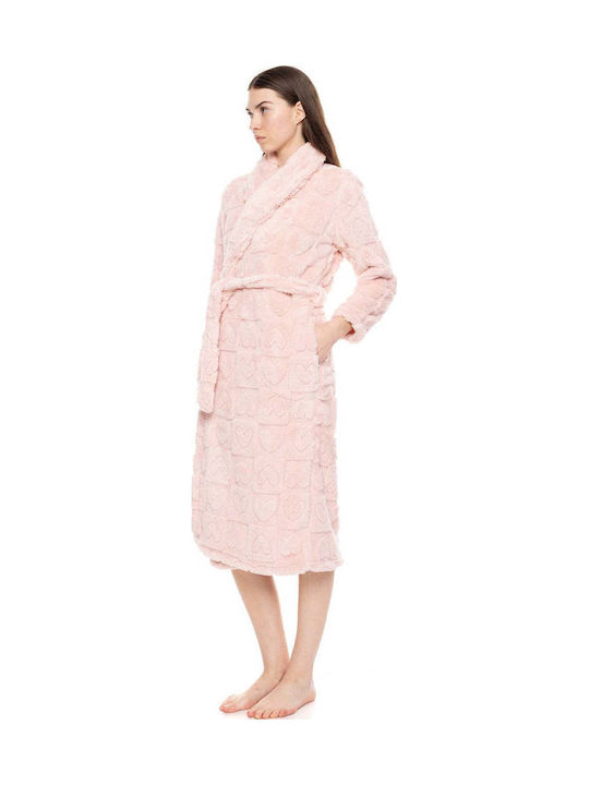 Pink Label Winters Damen Robe Weiß Pink Label Winters Damen Robe Weiß