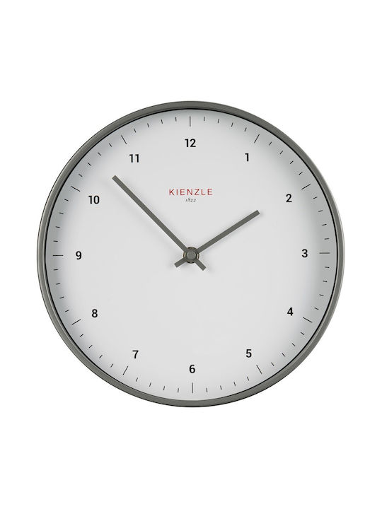 Kienzle Стенен часовник Бял Ø25см