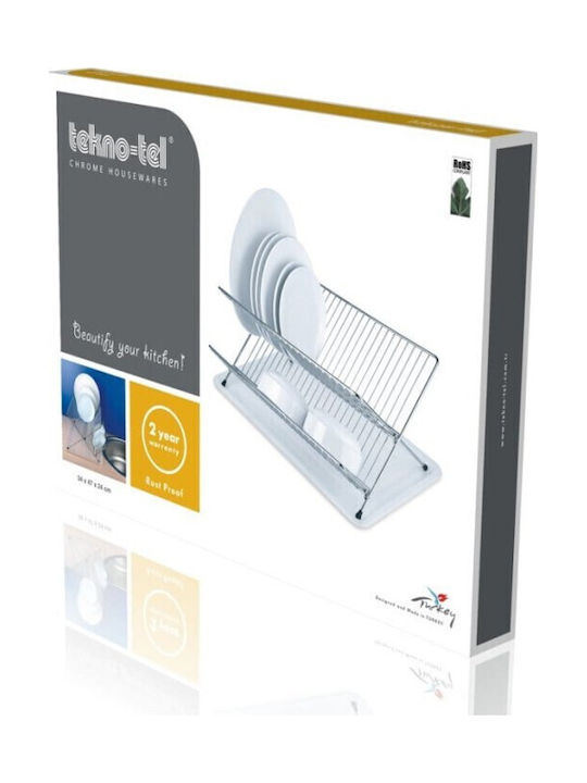 Tekno-Tel KB.004 Sink Strainer Metallic Silver 30x36x21cm