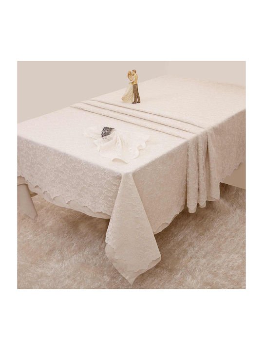 Anna Riska Kariert 2330 Ivory 150x150cm