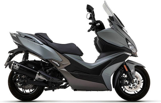 Arrow Exhaust Aluminium Dark Urban Carbon End Cap Kymco Xciting S 400i '21-'24 73522akn.alum Dark
