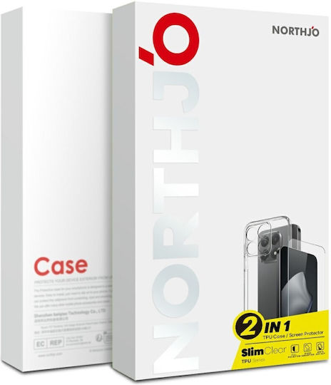 Northjo Back Cover Σιλικόνης Σετ με Τζαμάκι Διάφανο (Xiaomi 15T Pro)