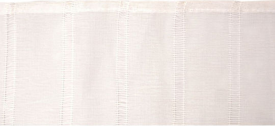 Viopros Curtain with Pencil Pleat Ecru 280x290cm Viopros Curtain with Pencil Pleat Ecru 280x290cm