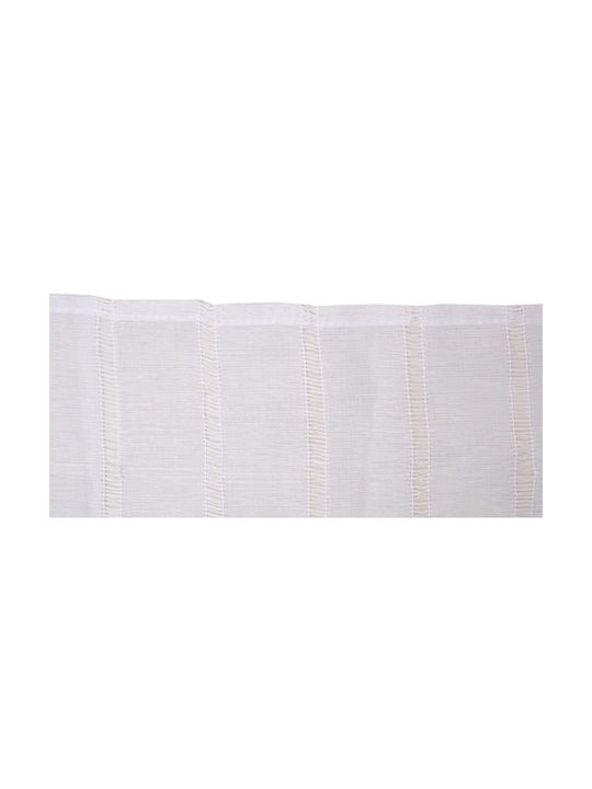 Viopros White Pencil Pleat Curtain 145x285cm