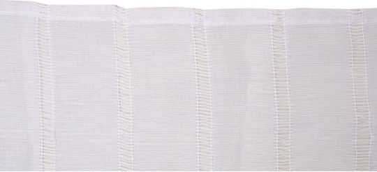 Viopros Curtain with Pencil Pleat White 145x285cm Viopros Curtain with Pencil Pleat White 145x285cm