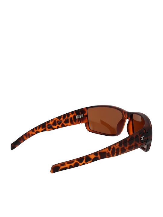 Champion Men's Sunglasses with Brown Frame and Gray Lens CU5146-63C03