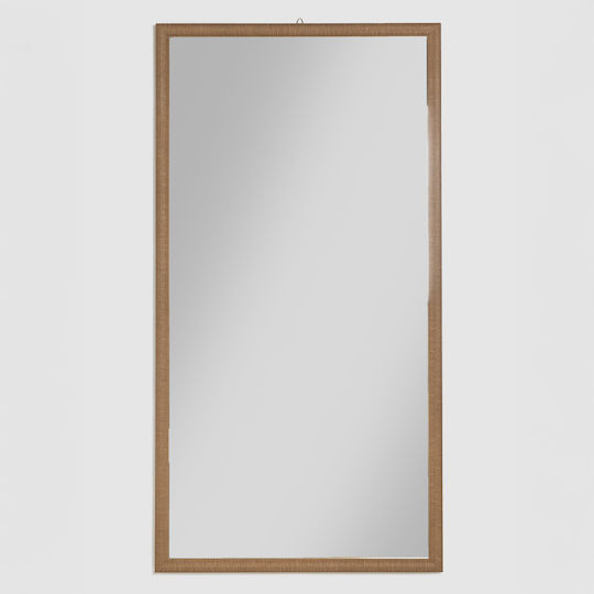 Liberta Genesis Wall Mirror Full Length with Brown Plastic Frame 125.4x65.4cm 1pcs