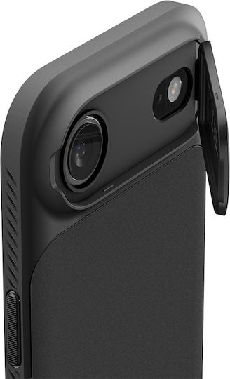 Spigen Optik Umschlag Rückseite Kunststoff / Silikon Schwarz (iPhone Air)