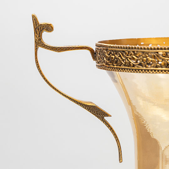 Eurolamp Διακοσμητικό Βάζο Glas Gold 27x16x38cm 1Stück