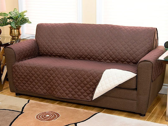 Factory Couch Coat Elastic Cover for Three Seater Sofa Multicolour 230εκ. 1pcs