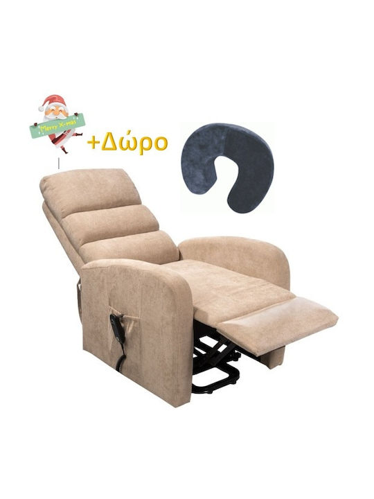 Cinnamon I Fotoliu Relax cu Puf Cinnamon 70x73x110cm