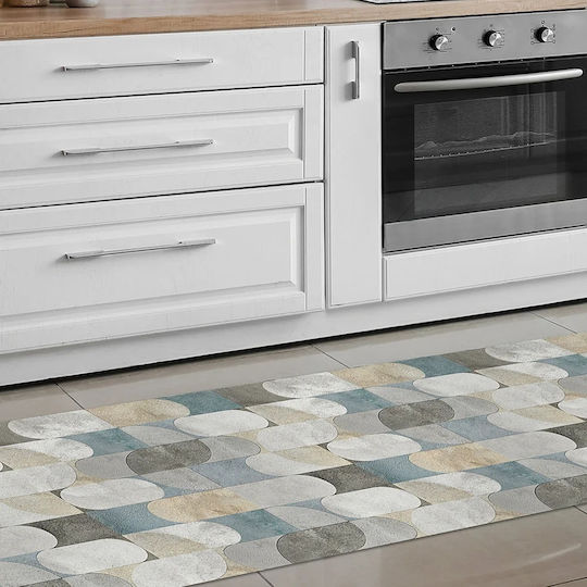 Ango Covor De Bucătărie Coridor 50x120cm 83534 Gri-albastru Ango Covor De Bucătărie Coridor 50x120cm 83534 Gri-albastru
