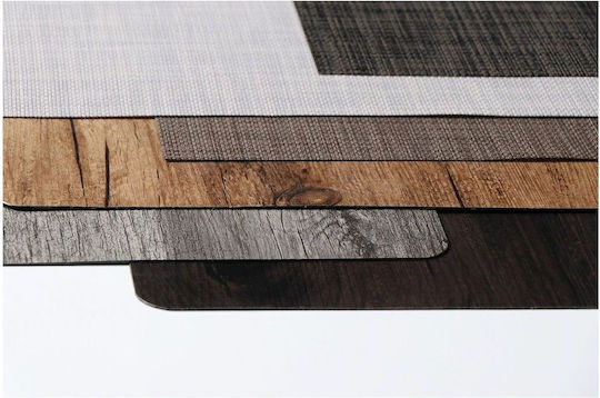 Espiel Platzdeckchen Kunststoff Braun 45x30cm 1Stück