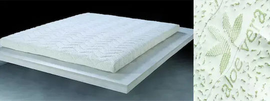 La Luna Topper Semi-dublu Latex Impregnat cu Aloe Vera 120x200x7buc