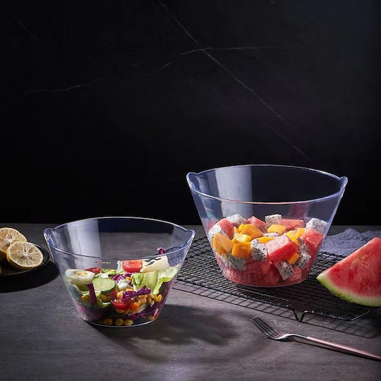Dream House Salad Bowl Transparent 21x20.5x13cm