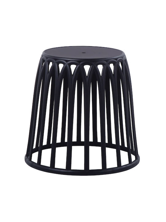 Stool Outdoor Black 50x50x45cm