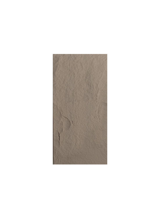 Supergreens Künstliche Wand Pu Stein Obsidian Zement Grau 120x60x3 cm