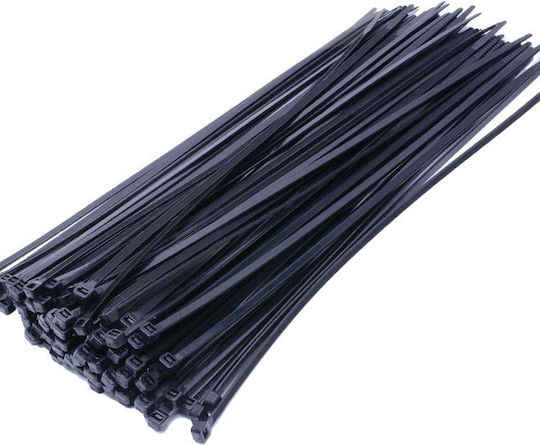ATC ATC Kabelbinder Kunststoff 300mm x 3,6mm in Schwarz Farbe (100 Stück) (20.007.0022)