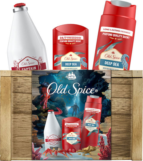 Old Spice Capten & Deep Travel Set για Καθαρισμό Σώματος
