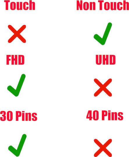 Κабелна лента Екран за лаптоп HP Pavilion 15-CX, 15T-CX000, 15-cx0008nv, 15-CX0058WM, 15-CX00076TX