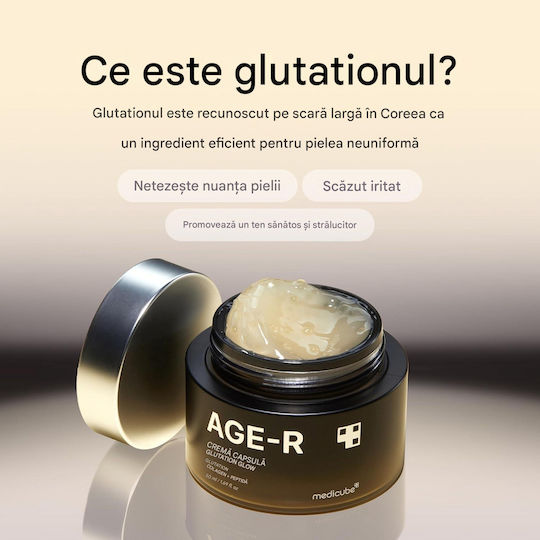 Medicube Capsule Rich Cremă Hidratantă și Anti-Îmbătrânire de Noapte pentru Față Împotriva Petelor Pigmentare cu Colagen și Peptide 50ml