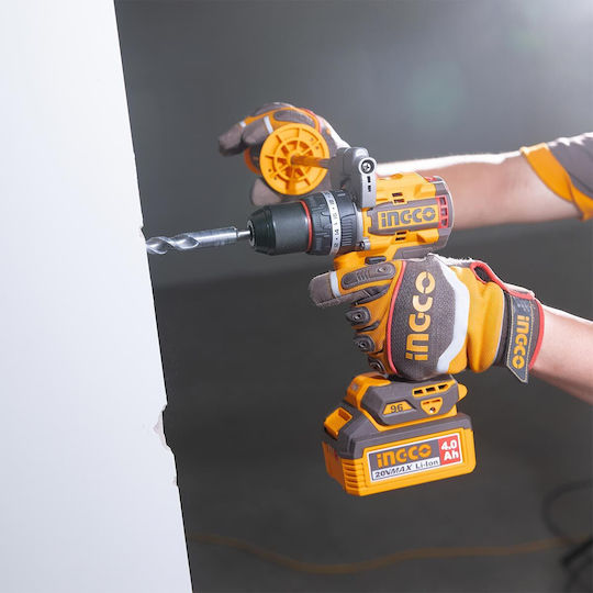Ingco CIDLI209686E Brushless Cordless Impact Drill Driver 20V