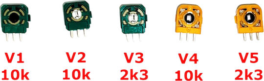 Analoges Potentiometer V2 10k Sony Playstation 4 Ps4 Dualshock 4 Jdm-050 & Microsoft Xbox Eins Modell 1708 Controller Code1-game242