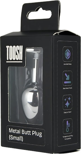 Toosh Πρωκτική Σφήνα Small Ασημί