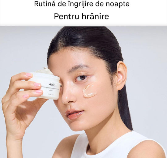 Abib Cremă de Față pentru Hidratare, Reconstrucție și Strălucire cu Orez și Probiotice 80ml