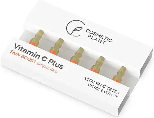 Cosmetic Plant Serum Ampulă Anti-Îmbătrânire Pentru Față Cu Vitamina C Și Vitamina E Pentru Detoxifiere Și Strălucire 2ml