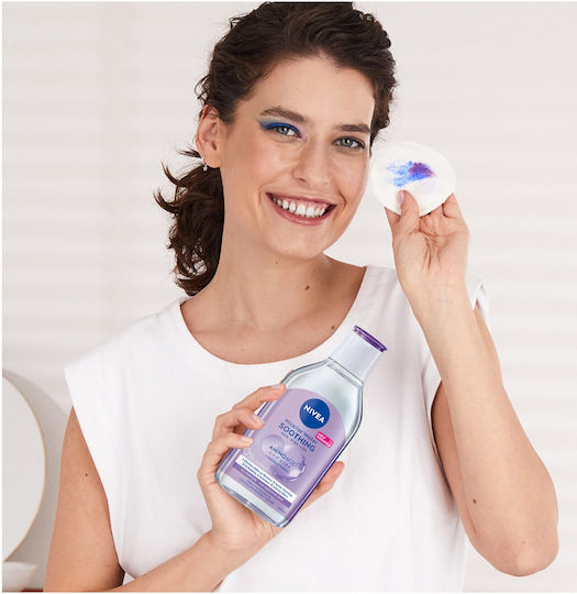 Nivea In 1 Мицеларна Вода Премахване на грим Лице, Очи и Устни за Акнеична Кожа 400мл