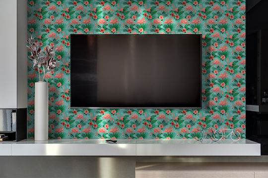 Vinyl Wall Panel Sticker Elegant Interior Decoration Flamingo 100x50 Cm
