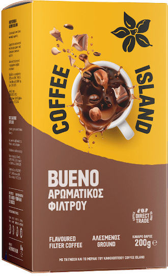 Aromatischer Filter Kaffee Geschmack Bueno Verpackung 200g Coffee Island