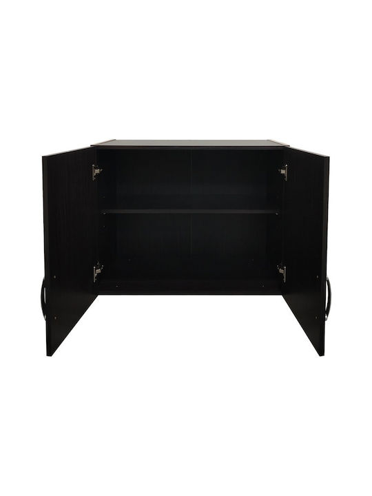 Patru uși Dulap de Haine cu Spațiu de Depozitare Wenge 160x42x240cm