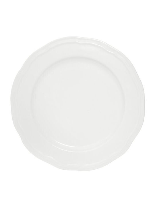 Casa Domani Πιάτο Ρηχό Λευκό με Διάμετρο 27cm